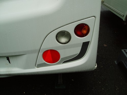 Caravan offside rear light set - light,