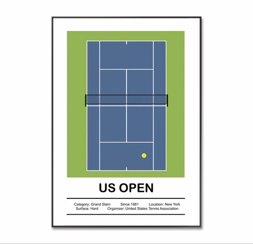 Open tennis poster us - open,