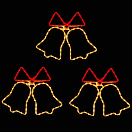 Christmas bell lights - x,