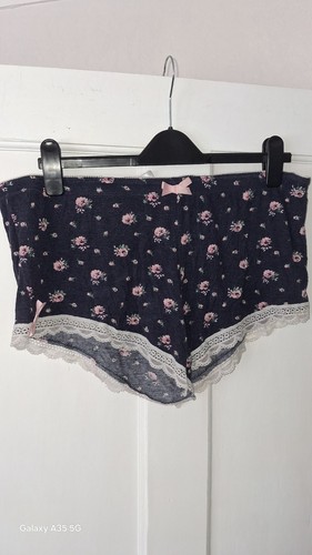 Women patterned navy pyjama - navy,