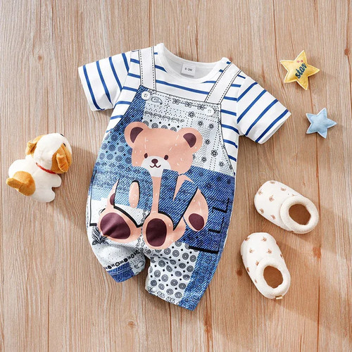 Baby boy summer romper - baby,