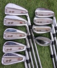 Snake Eyes 600C Forged Iron Set 3-PW & 60° Wedge, True Temper Stiff Steel Shafts