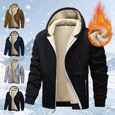 Mens Sherpa Fleece Fur Lined