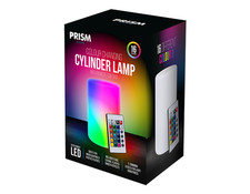 Colour Changing Cylinder Lamp with remote control, 16 colours, mood, parties