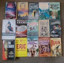 Job Lot of 15 Fantasy Paperbacks Various Vintage 1970s to 1990s Novels