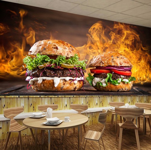 Beef burger grill fire food - grill,