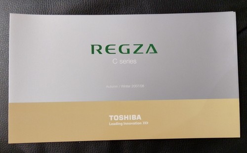 Toshiba 2007 2008 - regza, tv