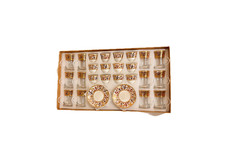 24-Piece Arabic Tea & Coffee Set - Glass & Porcelain Cups