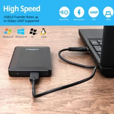 1TB 2TB External Hard Drive Disk Memory Storage USB 3.0 HDD for PC Laptop Mac TV
