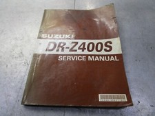 SUZUKI DR-Z400S 2000/2001GENUINE SUPPLEMENTARY SERVICE MANUAL 99501-43031-01E