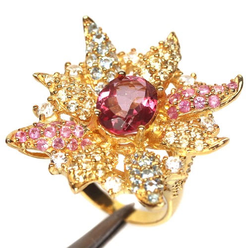 Gemstone pink topaz - pink,