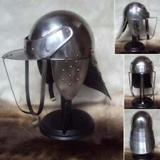 knight vintage Lobster Pot Helmet 18Gauge~ Medieval Full Functional