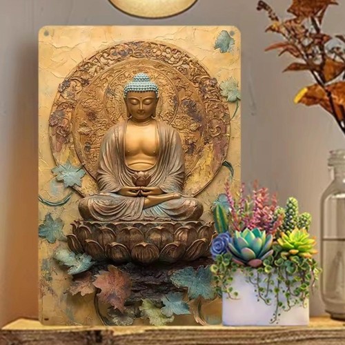 Flat buddha wall - flat, art