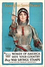 War Savings Stamps Advertising National Archives UNP Continental Postcard XC16