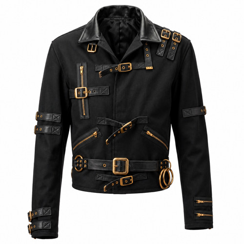 Mens black cotton concert - cotton,