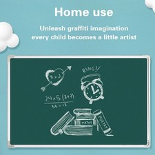 Home Black Board Metal Framed