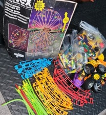 K'NEX Ferris Wheel Instruction Manual (Damaged) + Parts Joblot Spares Incomplete