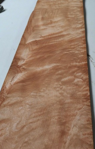 Quilted maple veneer 145 cm - quilted,