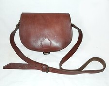 Vintage ISMAD Soft Leather Bag,  Tan Saddle/Cross-Body Style