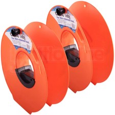 2x Orange Cable Reel Tidy