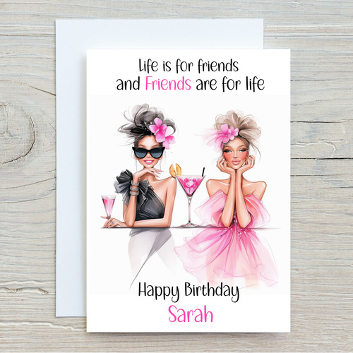 Personalised friend birthday - personalised,