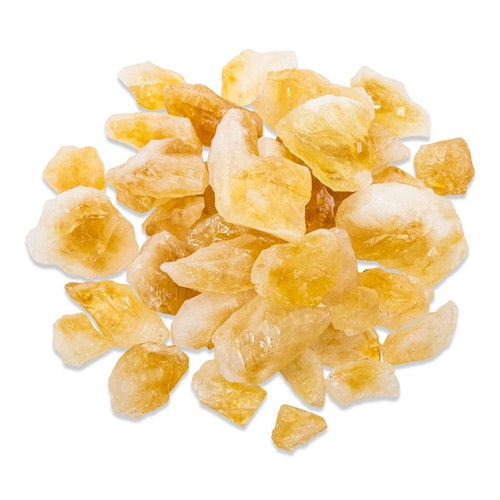Citrine crystal chunks raw - chunks,