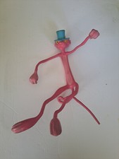 Amscan VTG 1970’s PINK PANTHER w/ Hat Bendable Action FIguere Bendy Rubber RARE