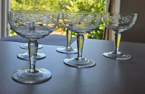 Vintage set flower - -, 6
