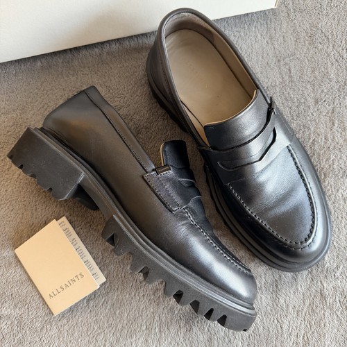 Allsaints lola leather loafers - leather,