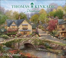 Thomas Kinkade Studios 2026 Deluxe Wall Calendar by Kinkade Thomas | 2025