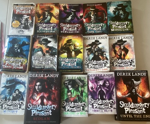 Skulduggery pleasant books - pleasant,