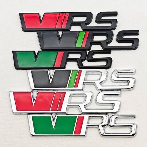 Metal logo vrs emblem - 3d,