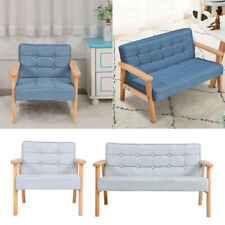 Kids Sofa Toddler Armchair Lounger Children Sofa Bed Bedroom Couch Chair Wooden