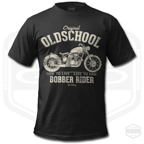 Bobber oldschool motorcycle - bobber,