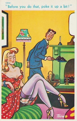 Vintage saucy seaside - vintage,