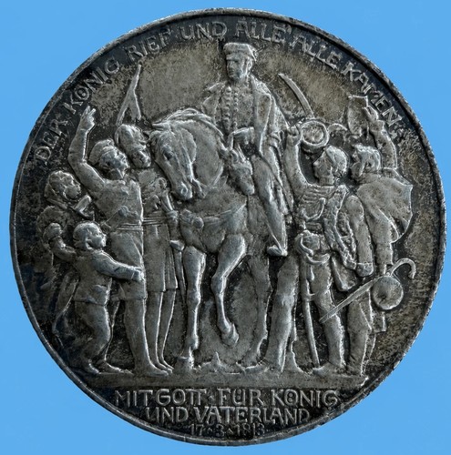 Mark 1913 prussia silver - mark, a