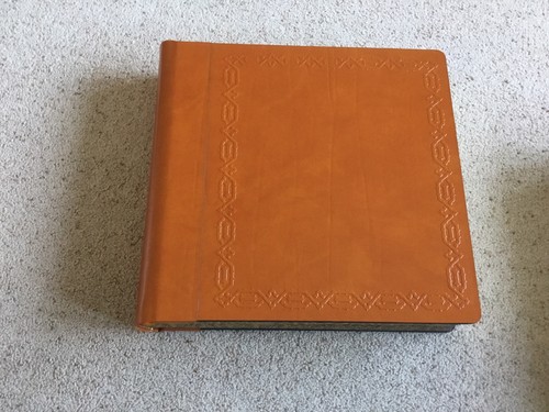 Leather bound wedding album - leather,