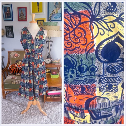 Vintage 1950s dress - dress, |