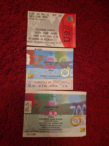 Concert tickets 3 - concert, x