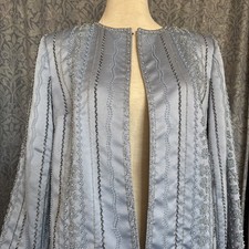 Women’s Vintage VIE By Victoria Royal Beaded Elegant Evening Jacket. Size UK 16