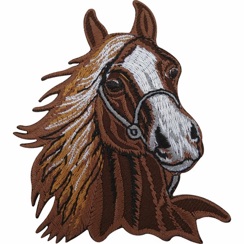 Horse patch embroidered - horse, badge