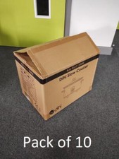10 Cardboard Boxes Single Wall Moving Removal Packing Cartons 44 x 31 x 33 cm
