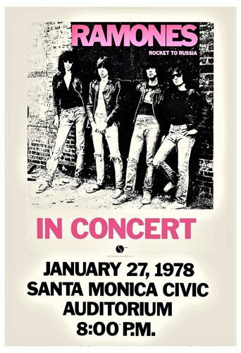 Ramones concert poster x18 - ramones,