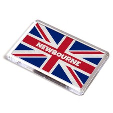 FRIDGE MAGNET - Newbourne - Union Jack Flag