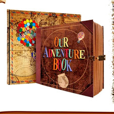 Our Adventure Book Scrapbook DIY Photo Album 146 Pages Wedding Anniversary Gift