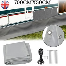 CARAVAN AWNING DRAUGHT SKIRT 7mx50cm (LXD) Motorhome Draft Campervan with Pegs