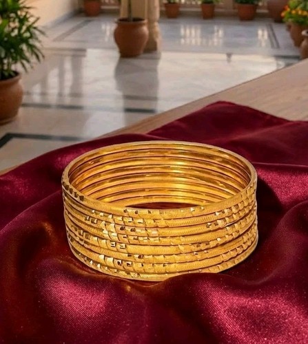 22k gold plated - indian, bangles