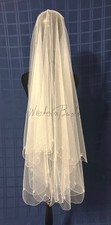 DROP VEIL. DOUBLE TIER VEIL