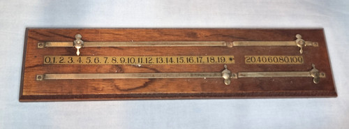 Vintage snooker scoreboard - vintage,