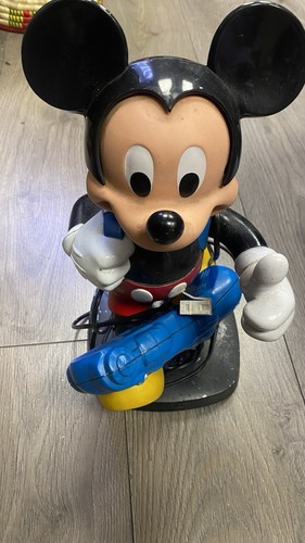 Vintage mickey mouse telephone - vintage,